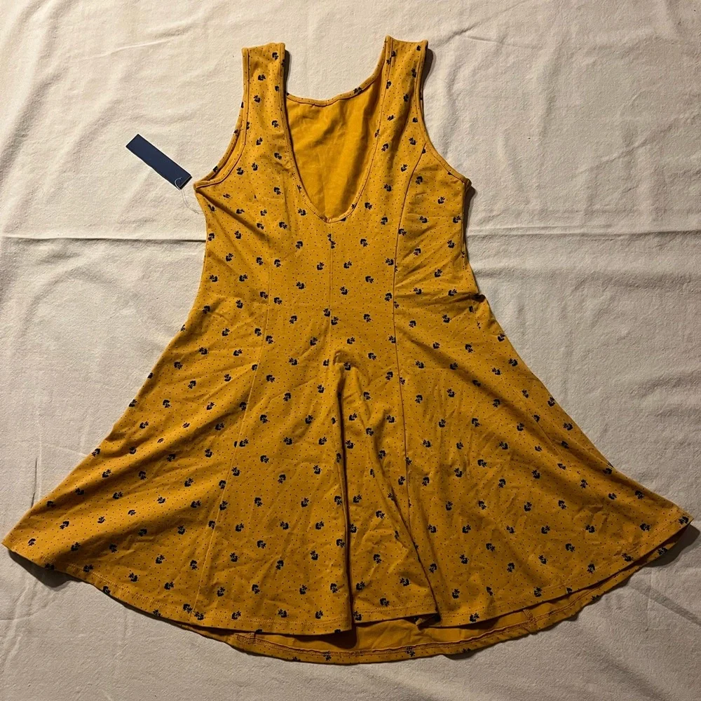 Yellow Floral Dress - Picture 2 of 6